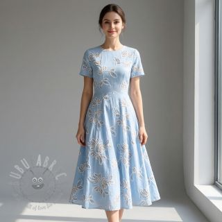 Pamuk EMBROIDERY Loom En Light baby blue