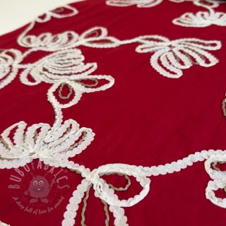 Pamuk EMBROIDERY Loom En Light red