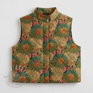 Dekorativna tkanina jacquard Matcha allover kaki