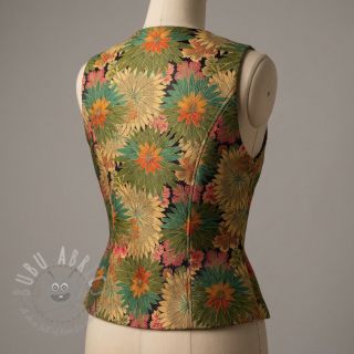 Dekorativna tkanina jacquard Matcha allover kaki