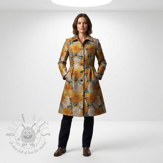 Dekorativna tkanina jacquard Matcha allover peanut