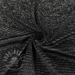 Samet VELVET LUREX Stripe black