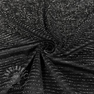 Samet VELVET LUREX Stripe black