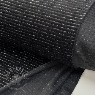 Samet VELVET LUREX Stripe black