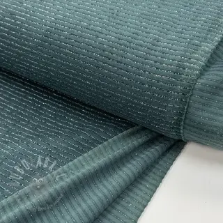 Samet VELVET LUREX Stripe forest green