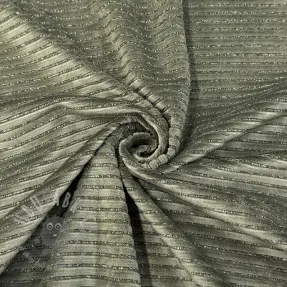 Samet VELVET LUREX Stripe camo green