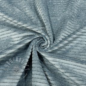 Samet VELVET LUREX Stripe ocean green