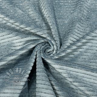 Samet VELVET LUREX Stripe ocean green