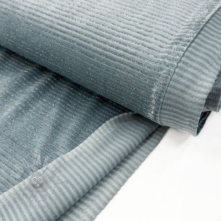 Samet VELVET LUREX Stripe ocean green