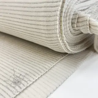 Samet VELVET LUREX Stripe off white