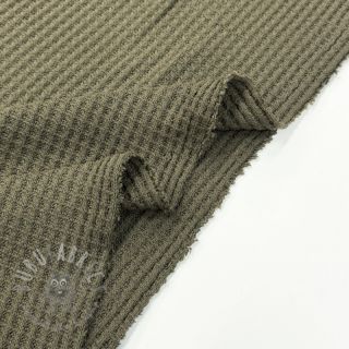 Pletenina WAFFLE BIG KNIT khaki
