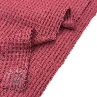 Pletenina WAFFLE BIG KNIT dark salmon