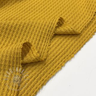 Pletenina WAFFLE BIG KNIT ochre