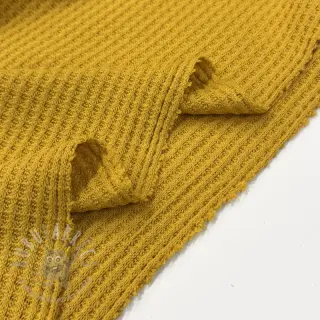 Pletenina WAFFLE BIG KNIT ochre