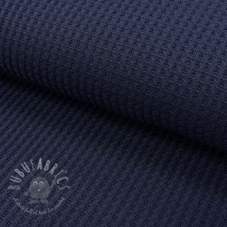 Pletenina WAFFLE BIG KNIT navy