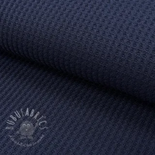 Pletenina WAFFLE BIG KNIT navy
