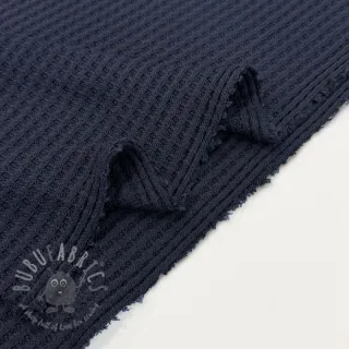 Pletenina WAFFLE BIG KNIT navy