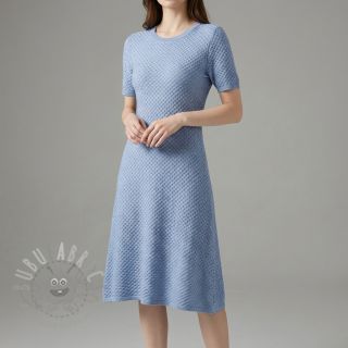 Pletenina Angora honey blue