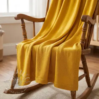 Pletenina BABY KNIT ochre