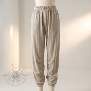 Samet VELVET LUREX Stripe beige