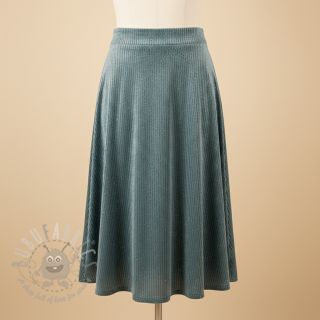 Samet VELVET LUREX Stripe ocean green