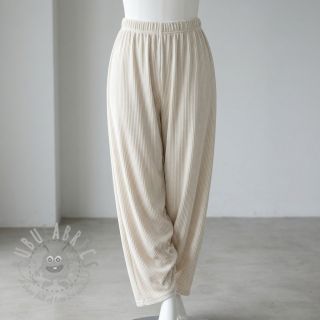 Samet VELVET LUREX Stripe off white