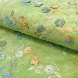 Pamuk TIE DYE EMBROIDERY Poppy design V