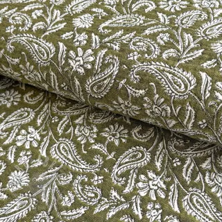 Dekorativna tkanina jacquard Mumbai allover kaki