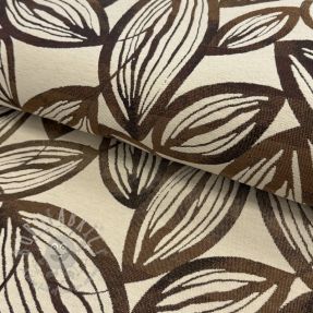 Dekorativna tkanina jacquard Folia chocolat