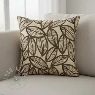 Dekorativna tkanina jacquard Folia chocolat