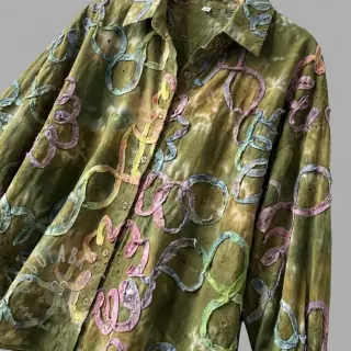 Pamuk TIE DYE EMBROIDERY Elise tape design A