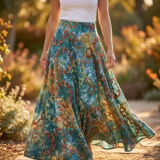 Pamuk TIE DYE EMBROIDERY Elise tape design C