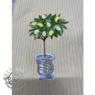 Dekorativna tkanina DOBBY Colored stripe lavender