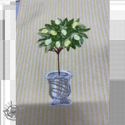 Dekorativna tkanina DOBBY Colored stripe lavender