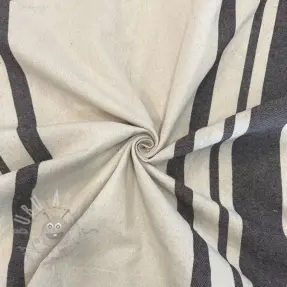 Dekorativna tkanina Bernadette stripe coffee