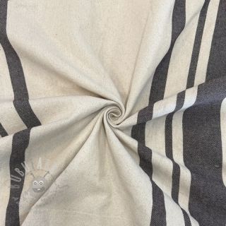Dekorativna tkanina Bernadette stripe coffee