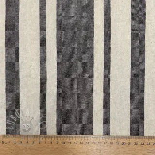 Dekorativna tkanina Bernadette stripe coffee