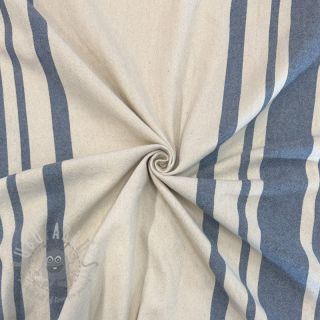 Dekorativna tkanina Bernadette stripe denim