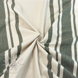 Dekorativna tkanina Bernadette stripe kaki