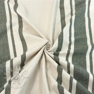 Dekorativna tkanina Bernadette stripe kaki