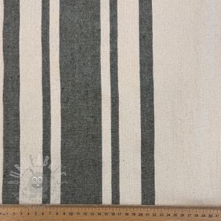 Dekorativna tkanina Bernadette stripe kaki