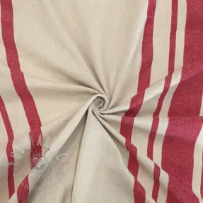 Dekorativna tkanina Bernadette stripe rouge
