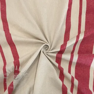 Dekorativna tkanina Bernadette stripe rouge