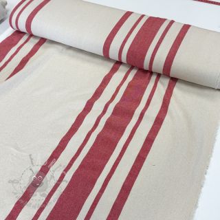 Dekorativna tkanina Bernadette stripe rouge