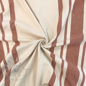 Dekorativna tkanina Bernadette stripe terracotta