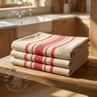 Dekorativna tkanina Bernadette stripe rouge