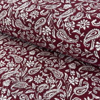 Dekorativna tkanina jacquard Mumbai allover bordeaux