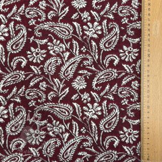 Dekorativna tkanina jacquard Mumbai allover bordeaux