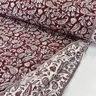 Dekorativna tkanina jacquard Mumbai allover bordeaux