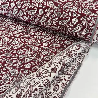 Dekorativna tkanina jacquard Mumbai allover bordeaux
